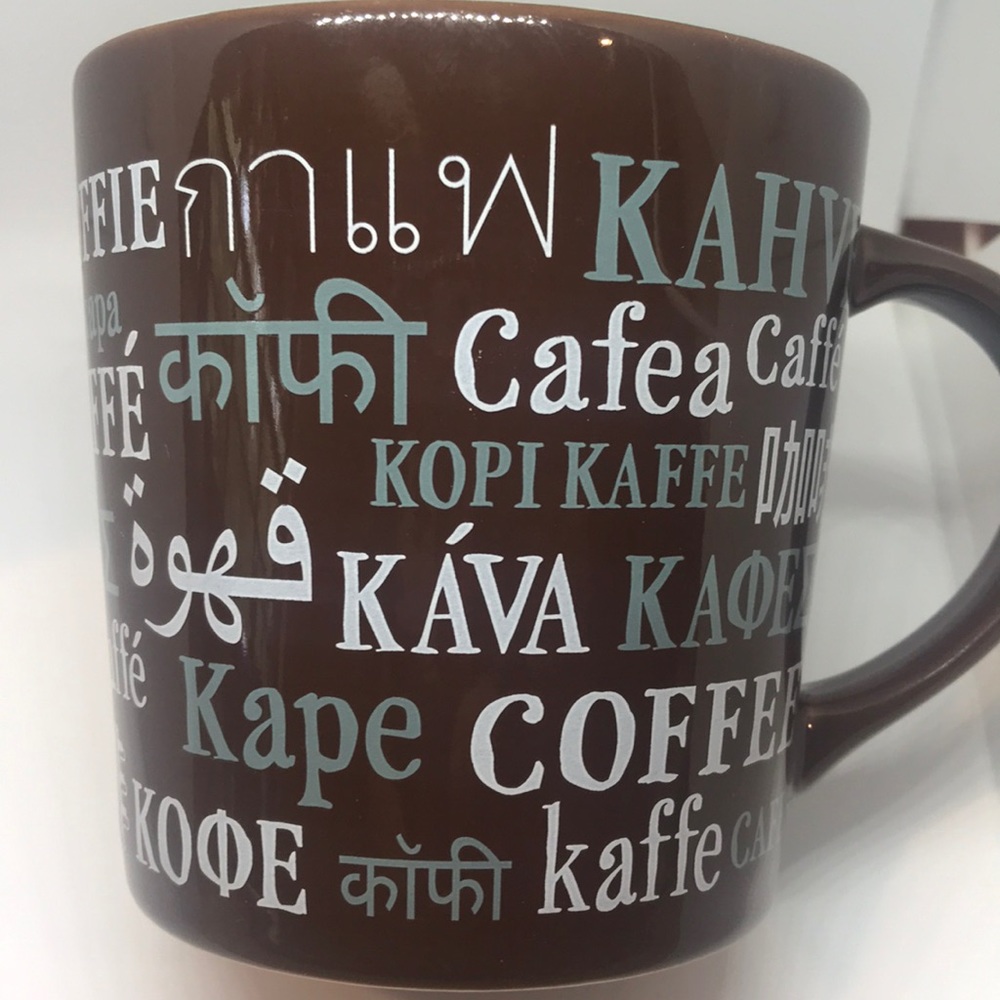 Starbucks Different Languages 2008 Coffees Mug